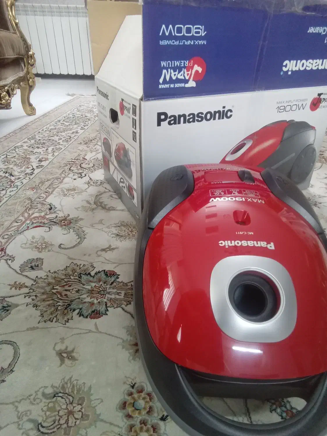 جاروبرقی پاناسونیک ۹۱۱ ژاپن( نو مناسب جهیزیه )|جاروبرقی، جارو شارژی، بخارشو|اصفهان, خانه اصفهان|دیوار