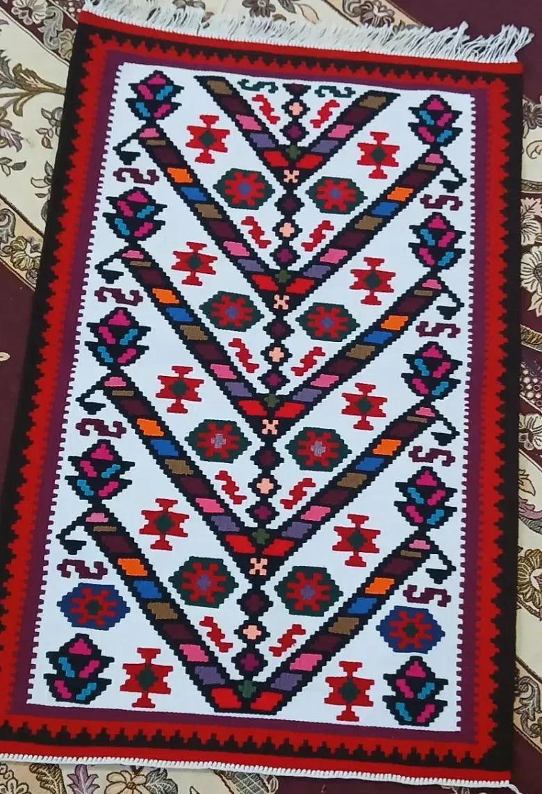 گلیم دست بافت|گلیم، جاجیم، گبه|زنجان, |دیوار