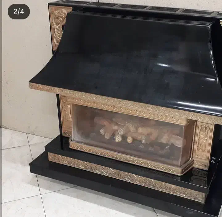 بخاری شومینه گاز سوز|بخاری، هیتر، شومینه|بروجن, |دیوار