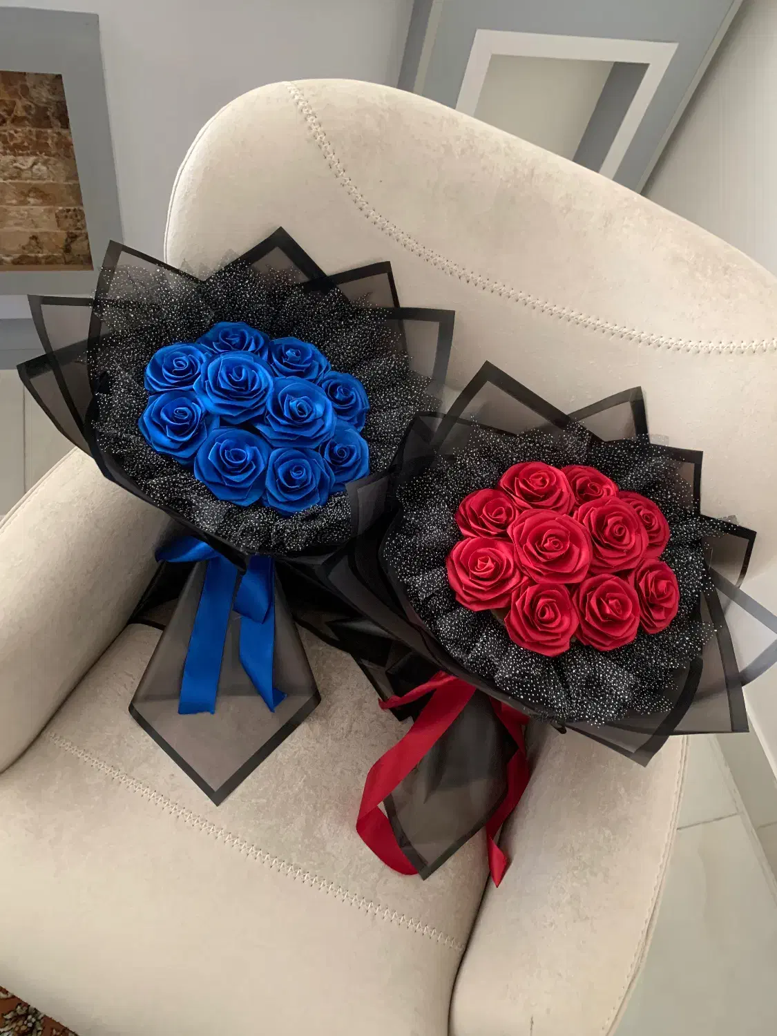 دسته گلای ۱۰شاخه ای اقتصادی|گل مصنوعی|ارومیه, |دیوار