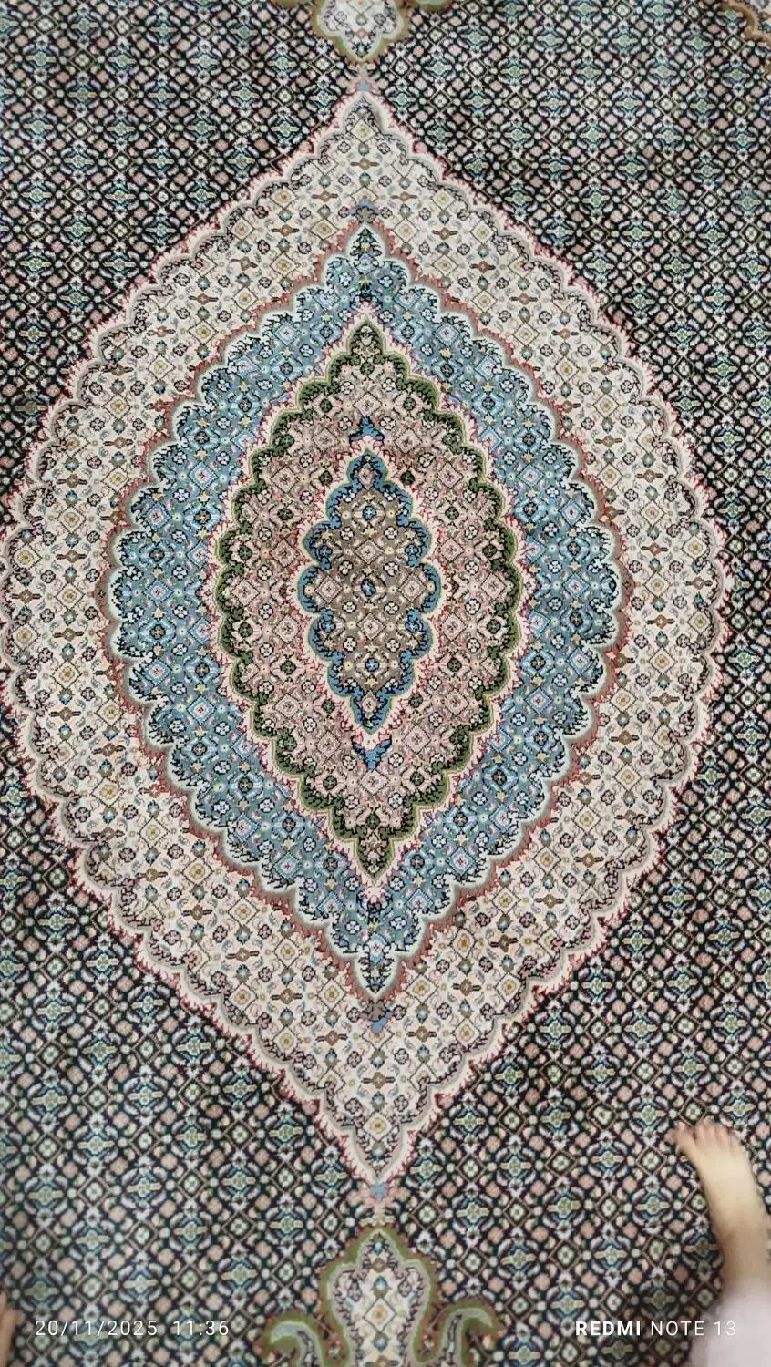 فرش ۹متری ریزماهی|فرش|چهارباغ, |دیوار