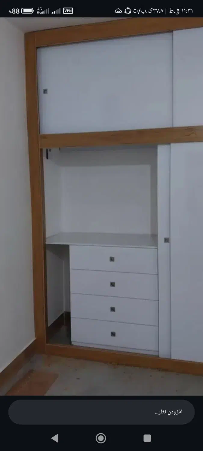 کمددیواری ام دی اف|جاکفشی، کمد، دراور|آزادشهر, |دیوار