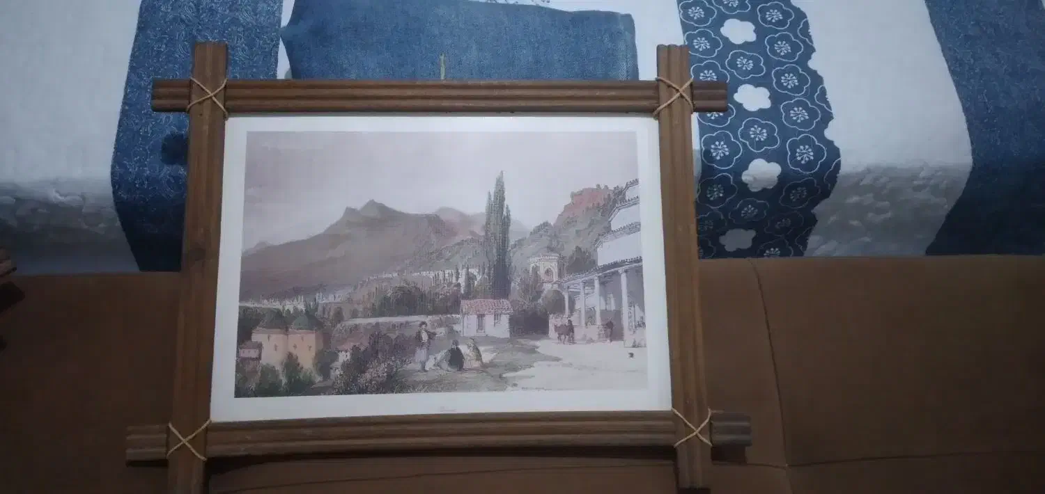 تعدادی تابلوی تزئینی چوبی وچرم ونقاشی|تابلو، نقاشی، عکس|میاندوآب, |دیوار