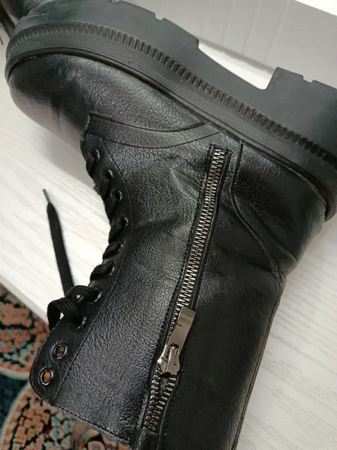 بوت  سایز۳۹در حد نو،عکس آخر رو خودم گرفتم|کیف، کفش، کمربند|کاشان, بازار کاشان|دیوار