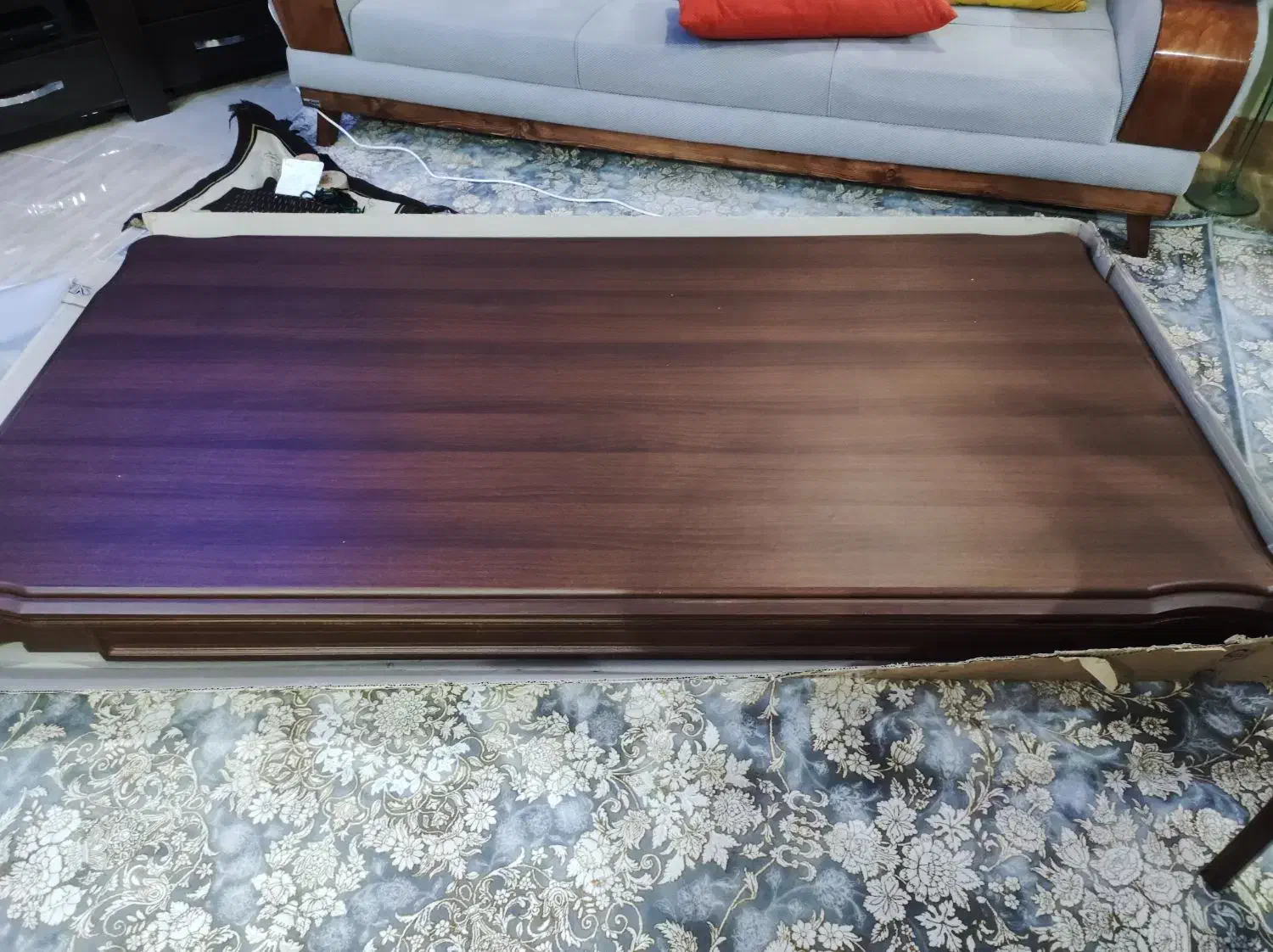 میز نهار خوری هشت نفره چوب راش|میز و صندلی غذاخوری|اهواز, سپیدار|دیوار