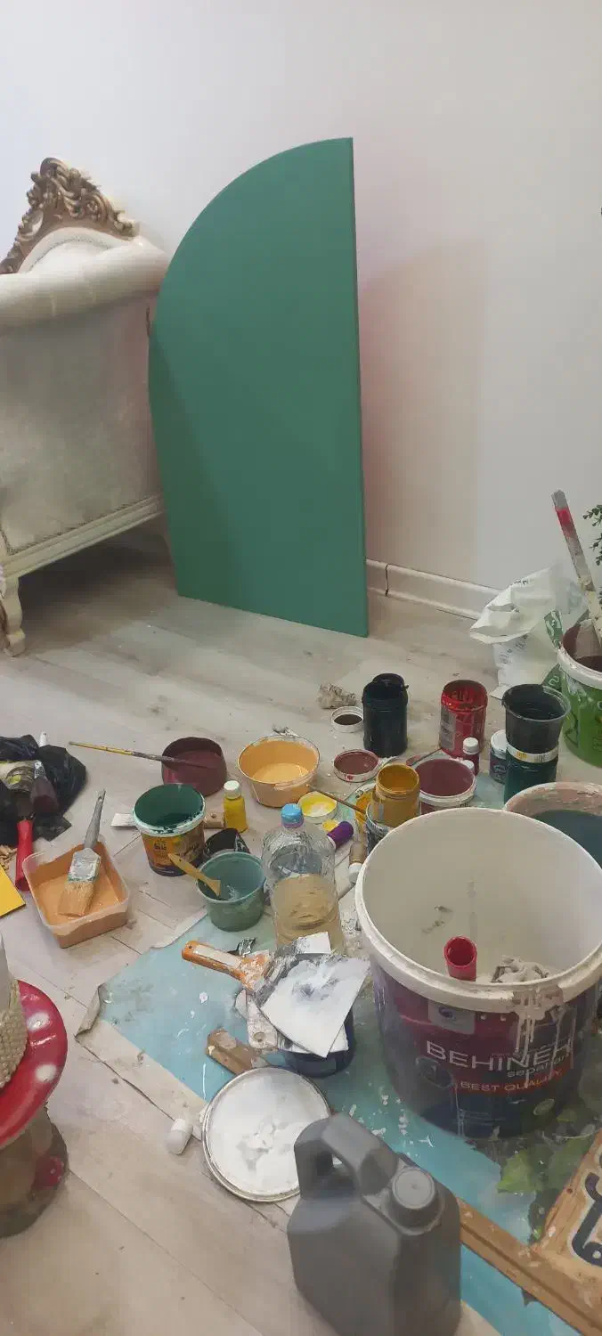 رنگ امیزی بابهترین کیفیت ونازلترین قیمت|خدمات پیشه و مهارت|اهواز, سپیدار|دیوار