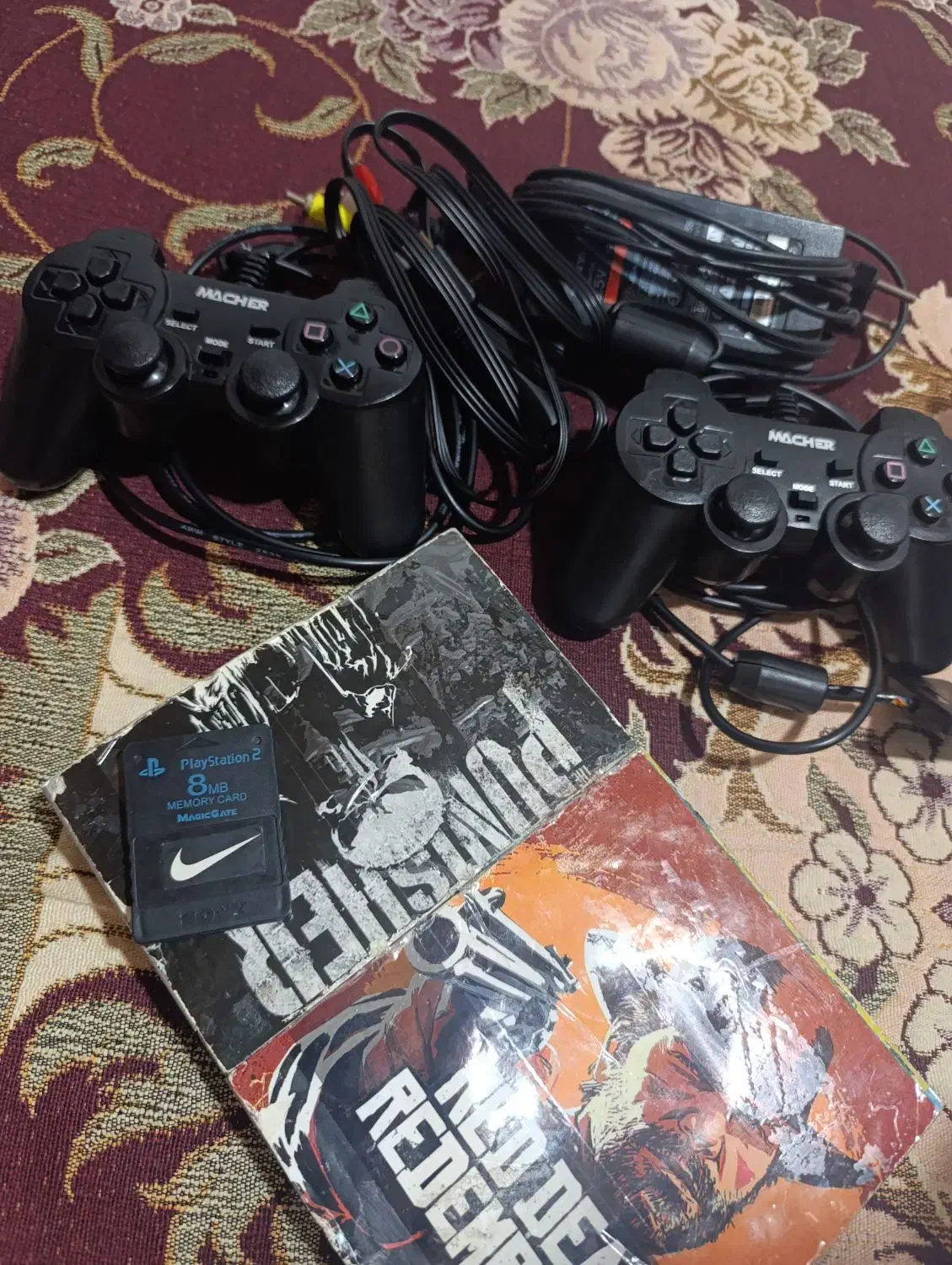 ps2 همراه دو دسته بدون لنز|کنسول، بازی ویدئویی و آنلاین|سلمان‌شهر, |دیوار