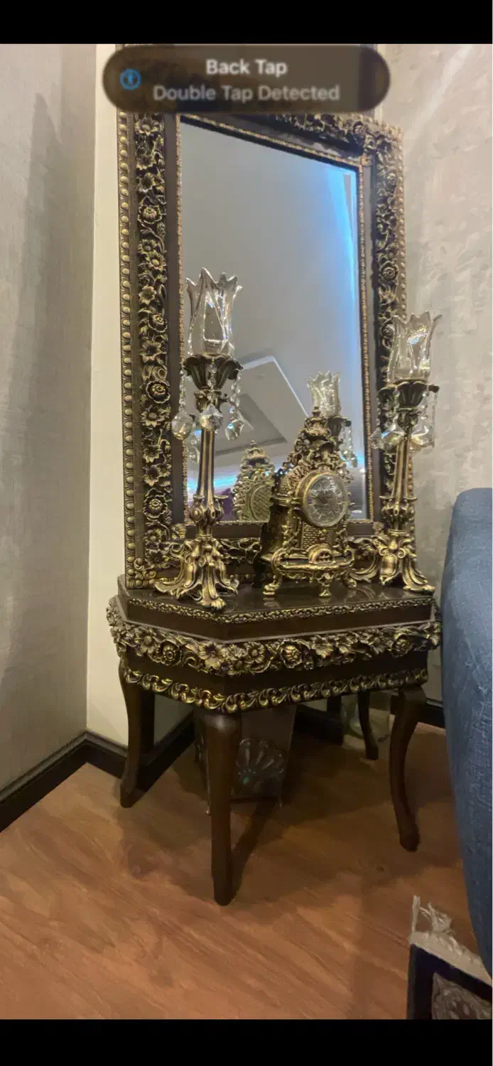 آیینه کنسول شمعدان ساعت|بوفه، ویترین، کنسول|تهران, فردوس|دیوار