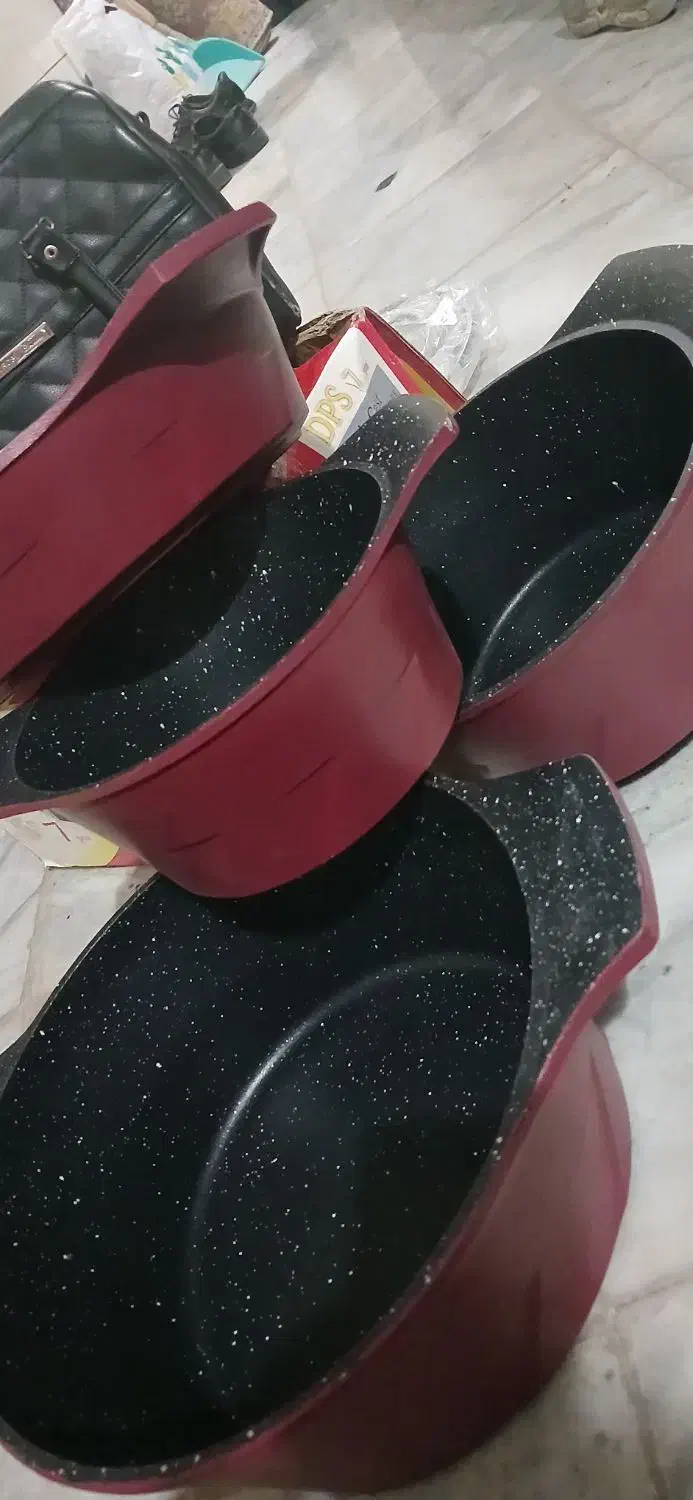 سرویس قابلمه چدن جنس ممتاز|ظروف پختوپز|گناباد, |دیوار