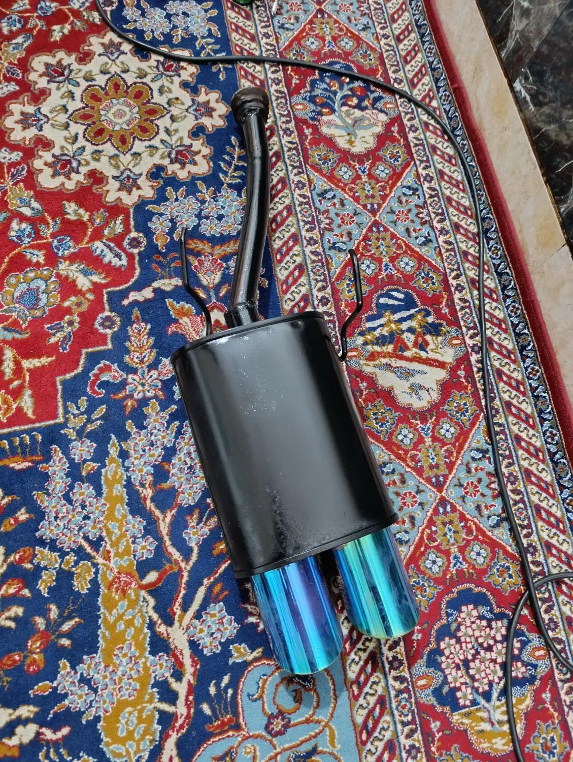 منبع اگزوز قهرمانی سایلنسر دار|قطعات یدکی و لوازم جانبی|بندر امام خمینی, |دیوار