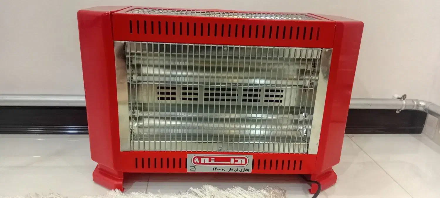 بخاری برقی فن دار ۲۲۰۰وات|بخاری، هیتر، شومینه|شاهین دژ, |دیوار