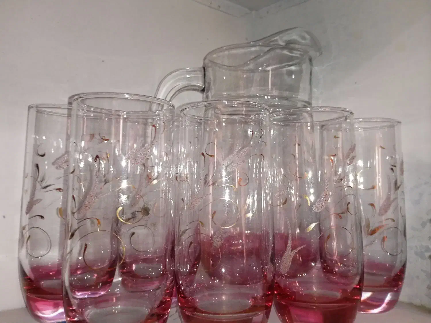 پارچ و لیوان .شربت خوری.سوپ خوری.میوه خوری|ظروف سرو و پذیرایی|تربتحیدریه, بالا ولایت|دیوار