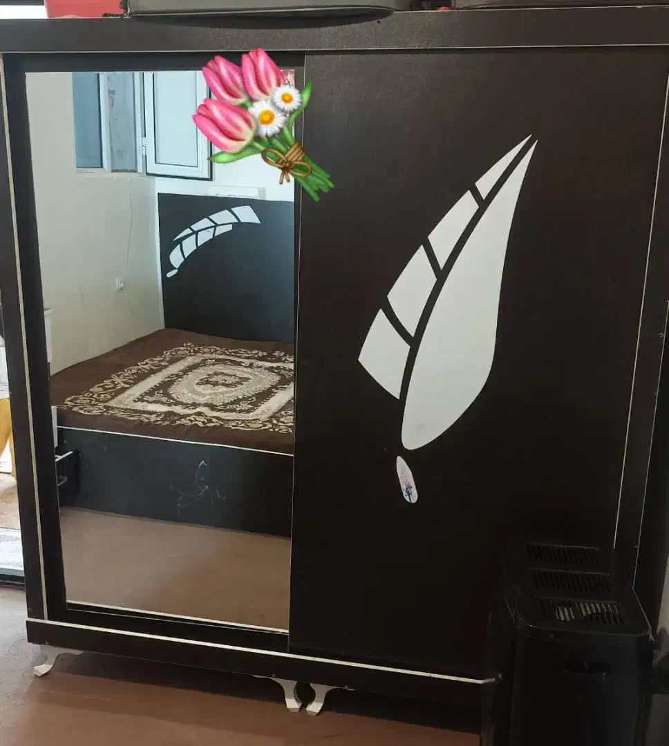 کمد ایستاده لباس و میز ارایش باهم|جاکفشی، کمد، دراور|سلماس, |دیوار