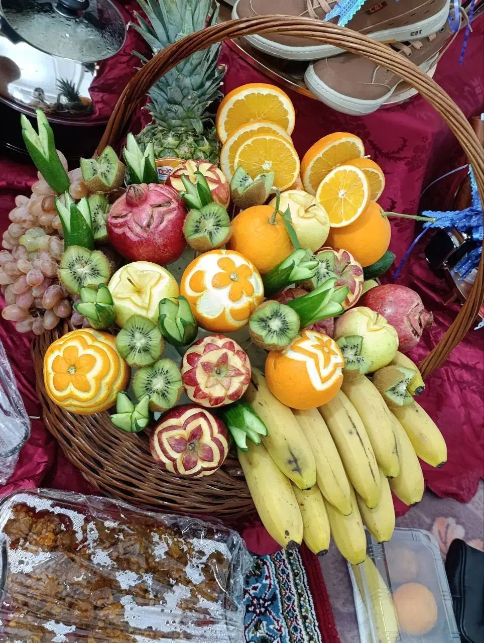 میوه آرایی یلدا|صنایع دستی و سایر لوازم تزئینی|هیر, |دیوار