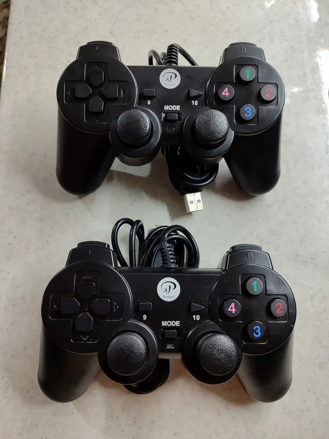 دسته گیم سیمی کامپیوتر 2 عدد|قطعات و لوازم جانبی رایانه|تبریز, |دیوار