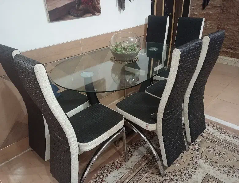 میز و صندلی ناهار خوری 6 نفره|میز و صندلی غذاخوری|نجفآباد, صالح آباد|دیوار