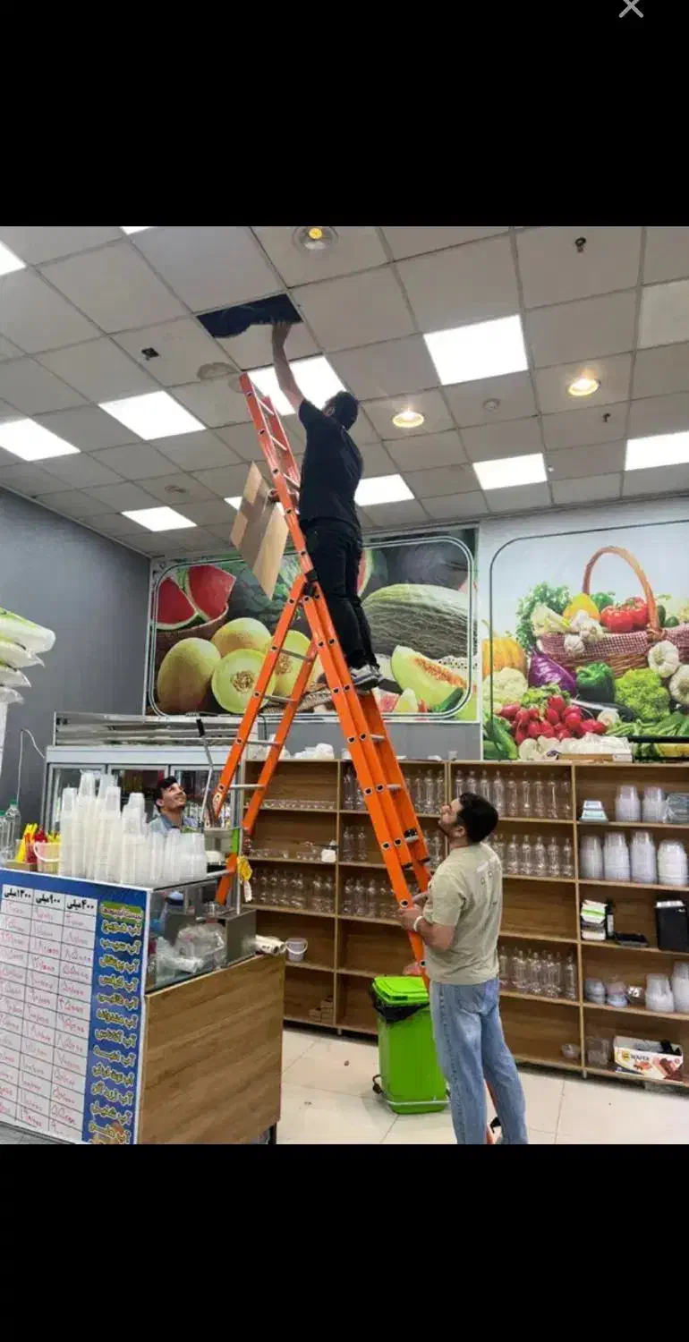 اجاره ابزار داربست کرایه نردبان تخته بنایی بالابر|خدمات پیشه و مهارت|قم, الغدیر|دیوار