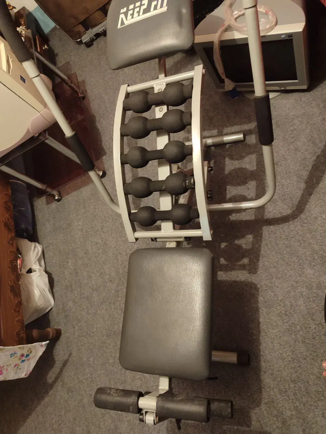 دستگاه درازونشست کاملا سالم|تجهیزات ورزشی|سلماس, |دیوار