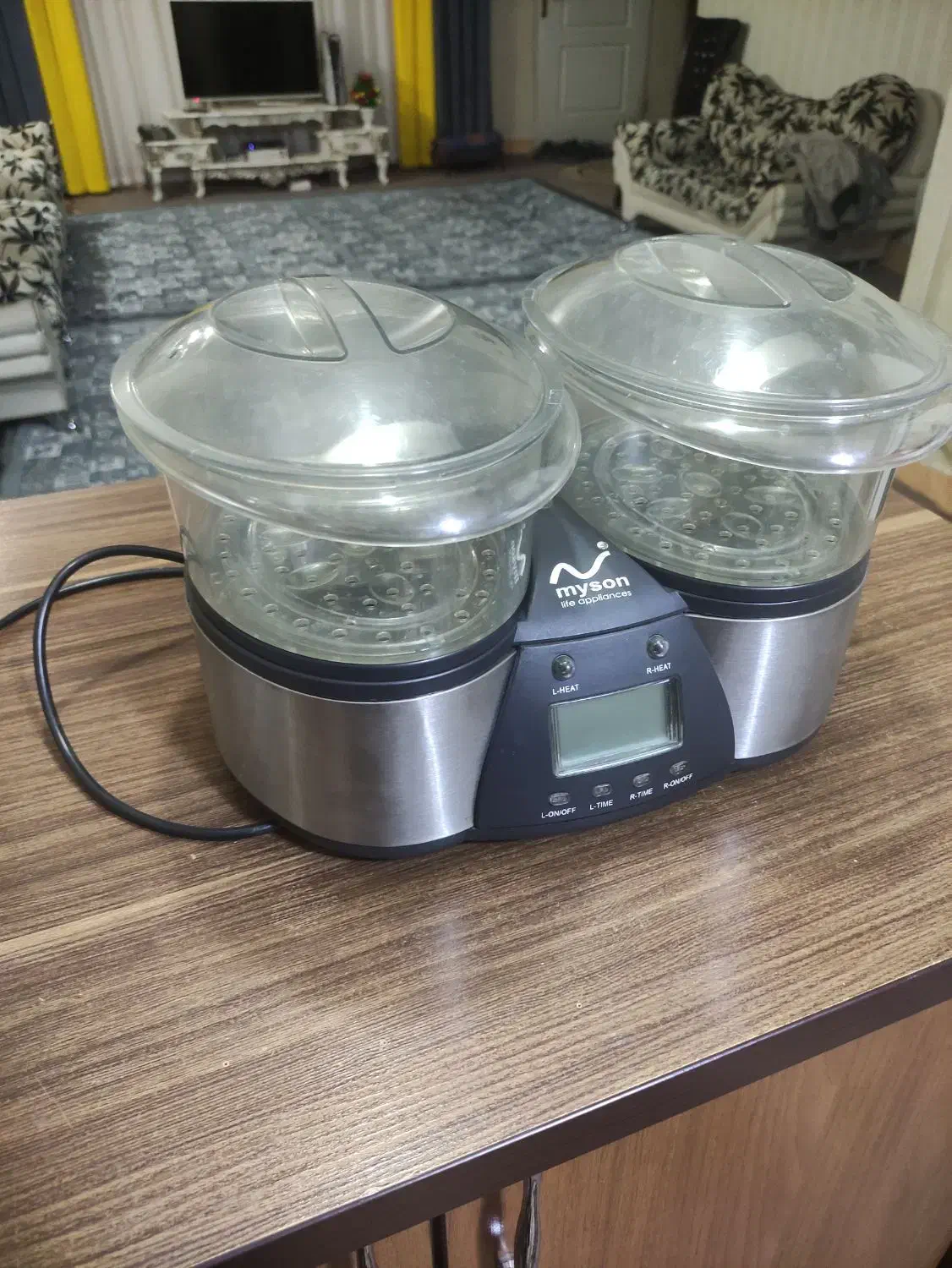 بخار پز دو قلو دو طبقه|اجاق گاز و لوازم برقی پختوپز|رباطکریم, رباطکریم|دیوار