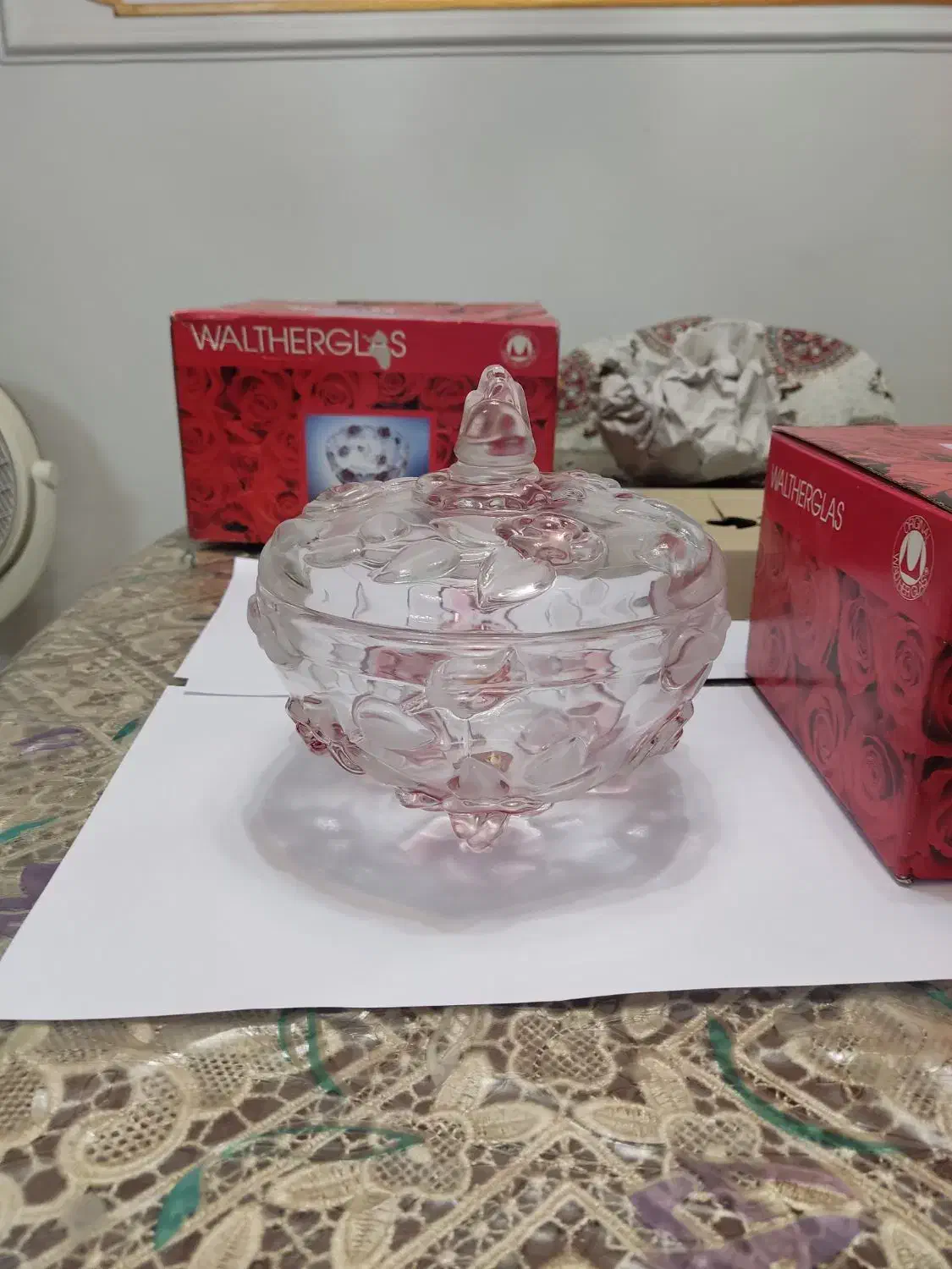 شکلات خوری و کاسه و بشقاب کریستال والتر آلمان|حراج|تهران, صادقیه|دیوار