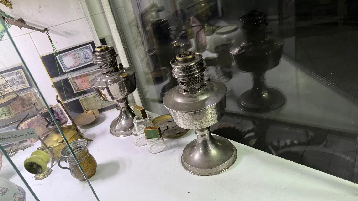 گردسوز انگلیسی آبی سوز و خورشید و بخار نفتی ژاپنی|کلکسیون اشیاء عتیقه|گرگان, |دیوار