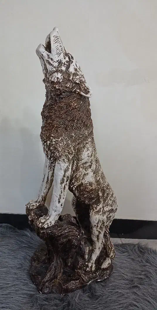 فروش مجسمه دکوری گرگ|مجسمه، تندیس، ماکت|نوشهر, |دیوار