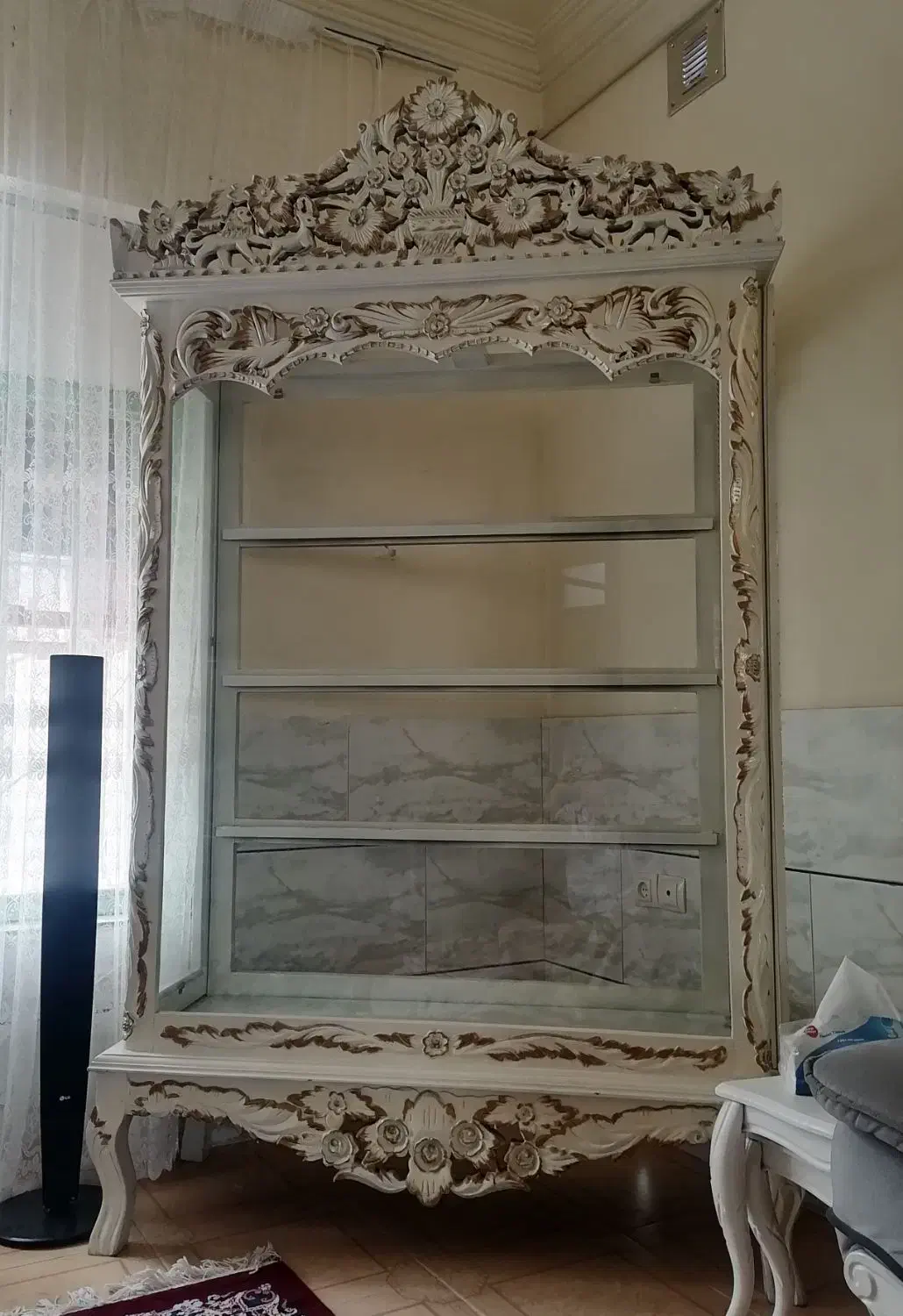 بوفه|بوفه، ویترین، کنسول|بم, |دیوار