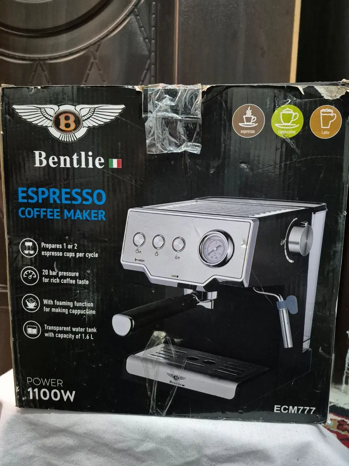 اسپرسو ساز بنتلی|سماور، چای‌ساز، قهوه‌ساز|بهبهان, |دیوار