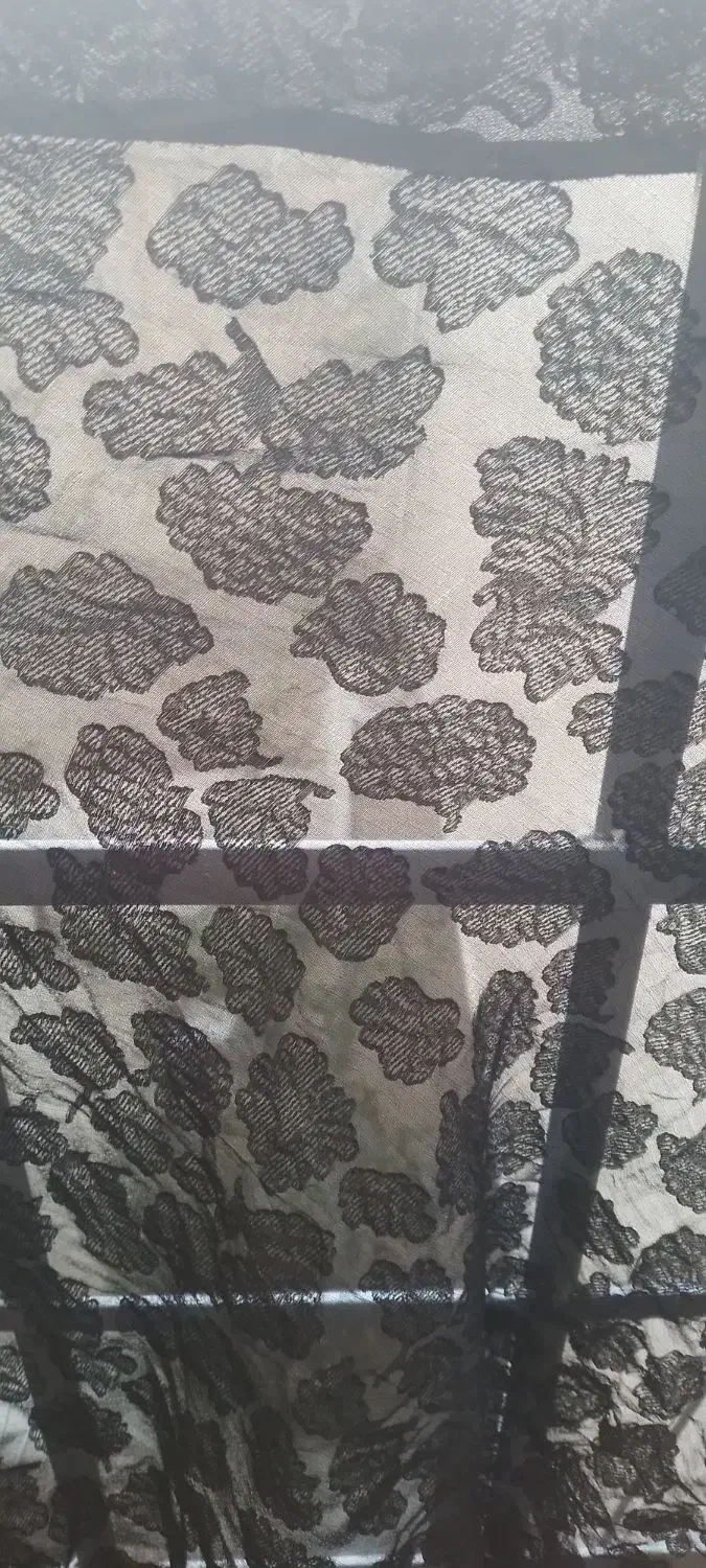 چادر زنانه مشکی طرح برگ|لباس|ارومیه, |دیوار