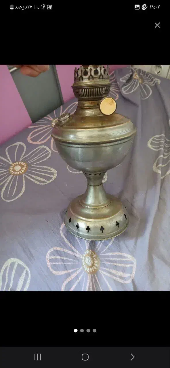 چراغ گردسوز عتیقه|کلکسیون اشیاء عتیقه|اراک, |دیوار