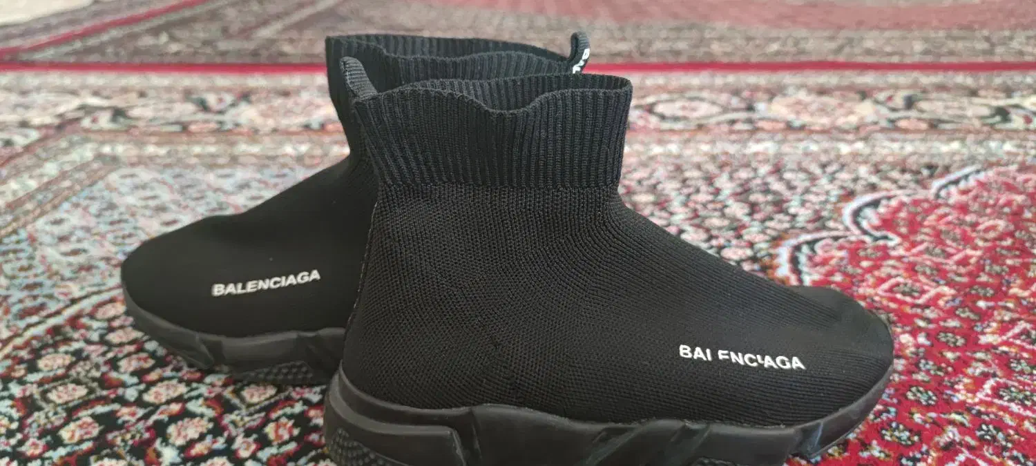 کفش مشکی جورابی ساق دار طوسی جورابی|کیف، کفش، کمربند|سقز, |دیوار