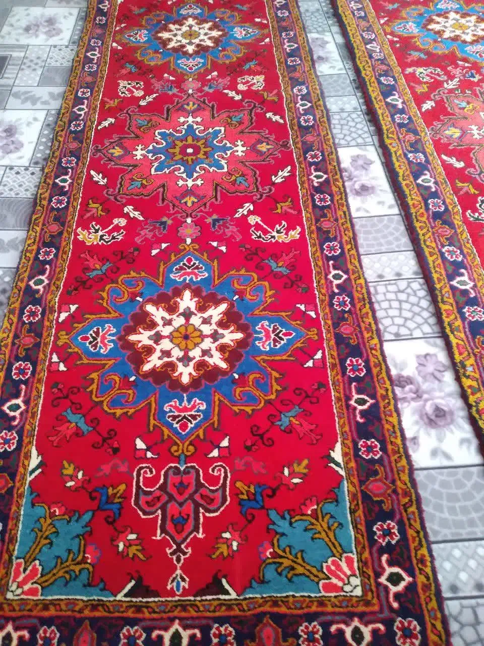 یک جفت کناره هریس نقشه|فرش|هریس, |دیوار