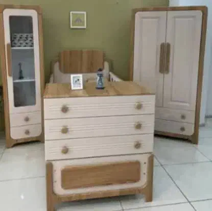 تخت و کمد نوزاد و نوجوان (تولیدی)|تخت و سرویس خواب|شیراز, سلطان آباد|دیوار