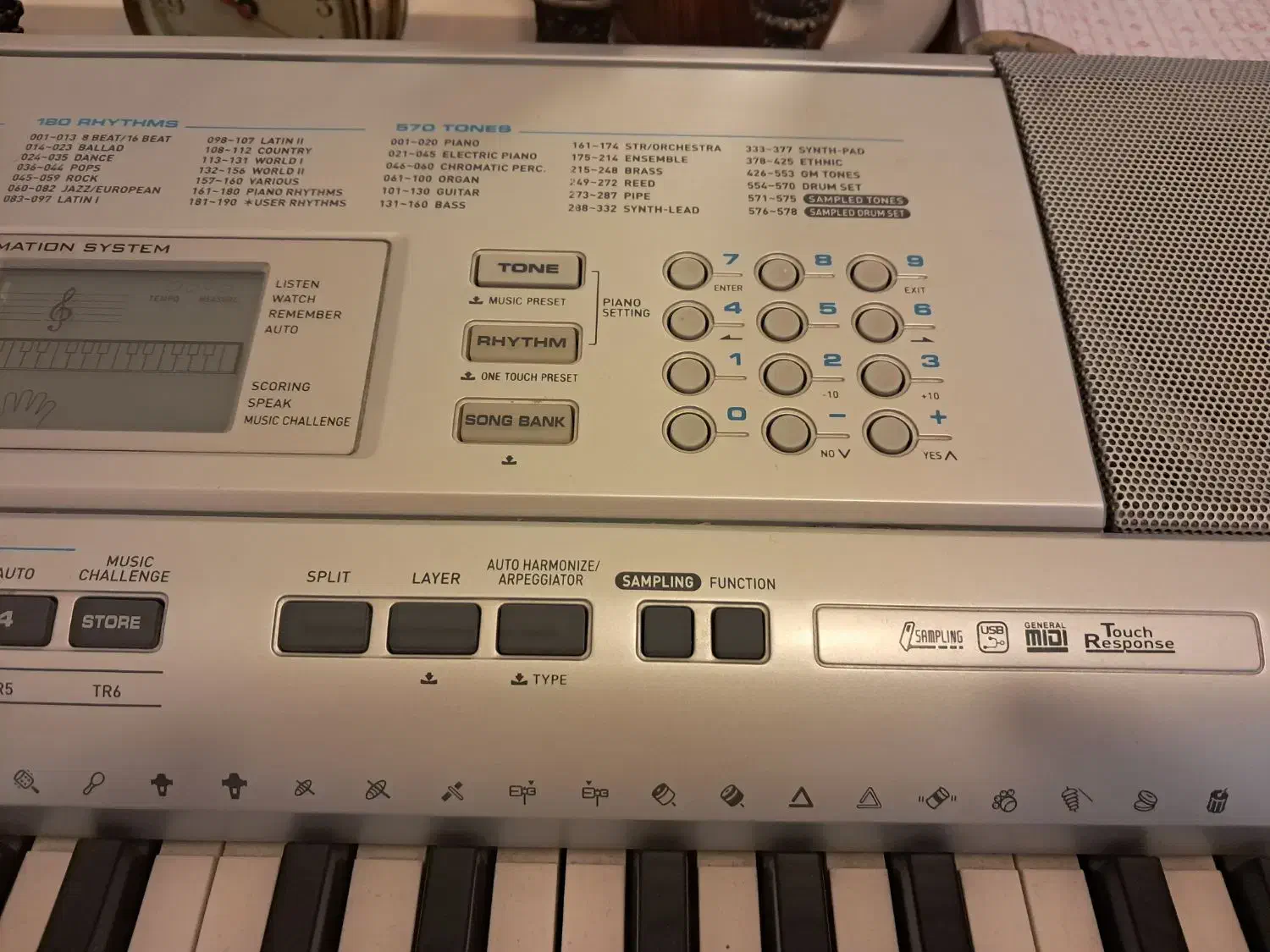 کیبورد کاسیو ۴۰۰۰ casio 4000|پیانو، کیبورد، آکاردئون|اراک, |دیوار