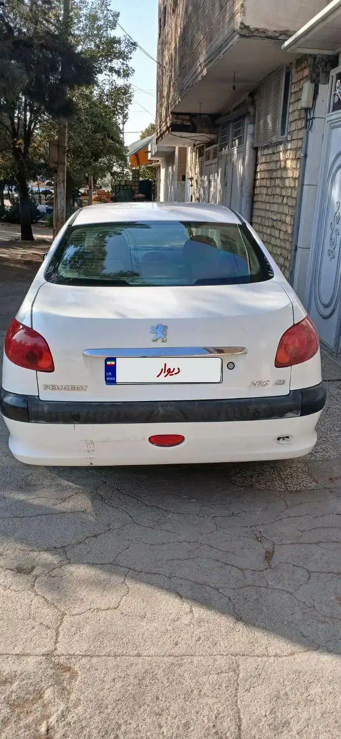 پژو ۲۰۶وی ۸|خودرو سواری و وانت|نجف‌آباد, مزرعه طالب|دیوار