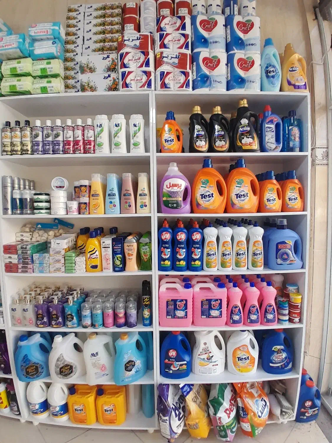 فروش جزئی شوینده بهداشتی|مواد شوینده و دستمال کاغذی|مشهد, پنجتن|دیوار