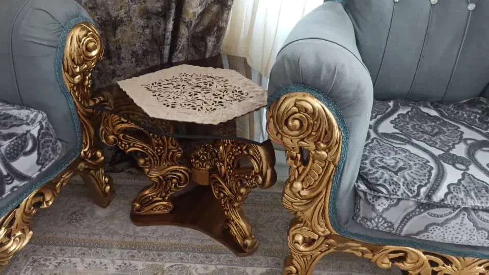 مبل هفت نفره استیل|مبلمان خانگی و میز عسلی|نسیمشهر, |دیوار