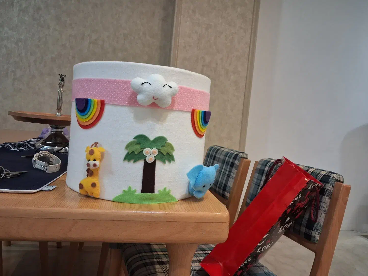 لوستر دیوار کوب کودک نمدی|لوستر و چراغ آویز|تهران, گیشا|دیوار