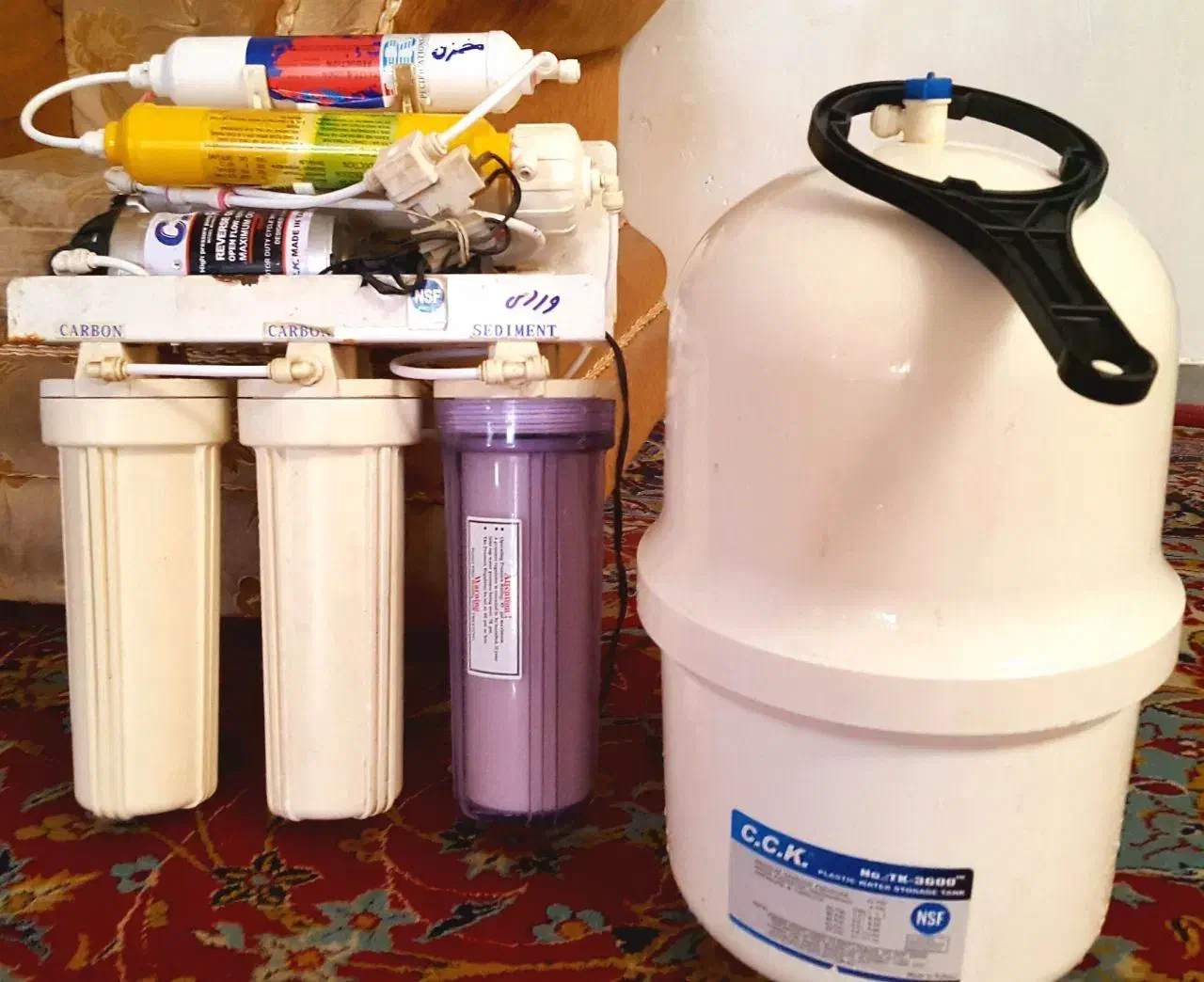 دستگاه تصفیه آب اصل تایوان در حد نو|آبسردکن و تصفیه آب|اهواز, فاز ۱ پادادشهر|دیوار