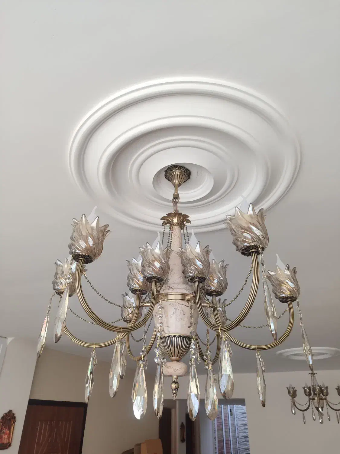 لوستر نئوکلاسیک|لوستر و چراغ آویز|کرمانشاه, |دیوار