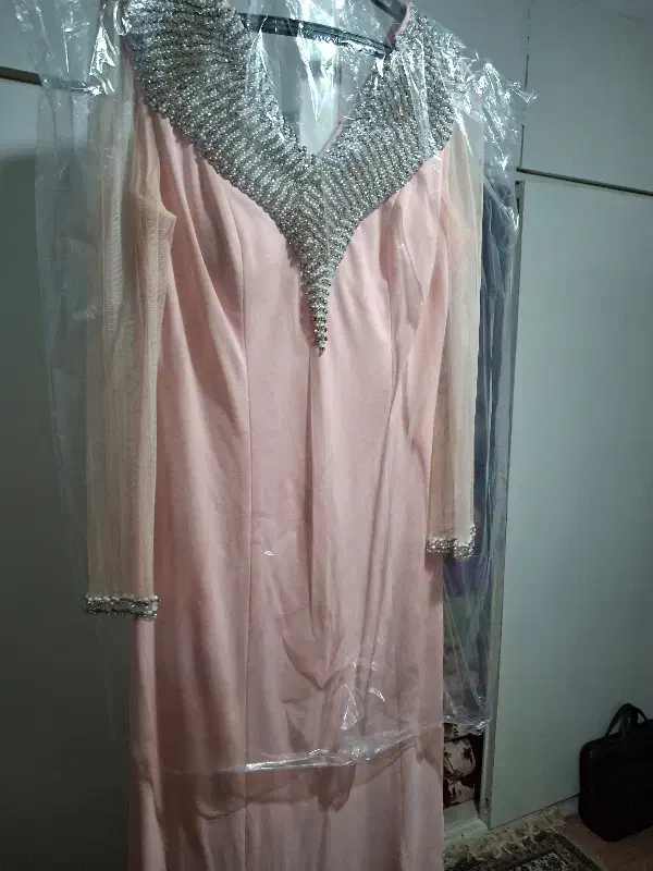 لباس مجلسی سنگدوزی وجواهر دوزی|لباس|خرمدره, |دیوار