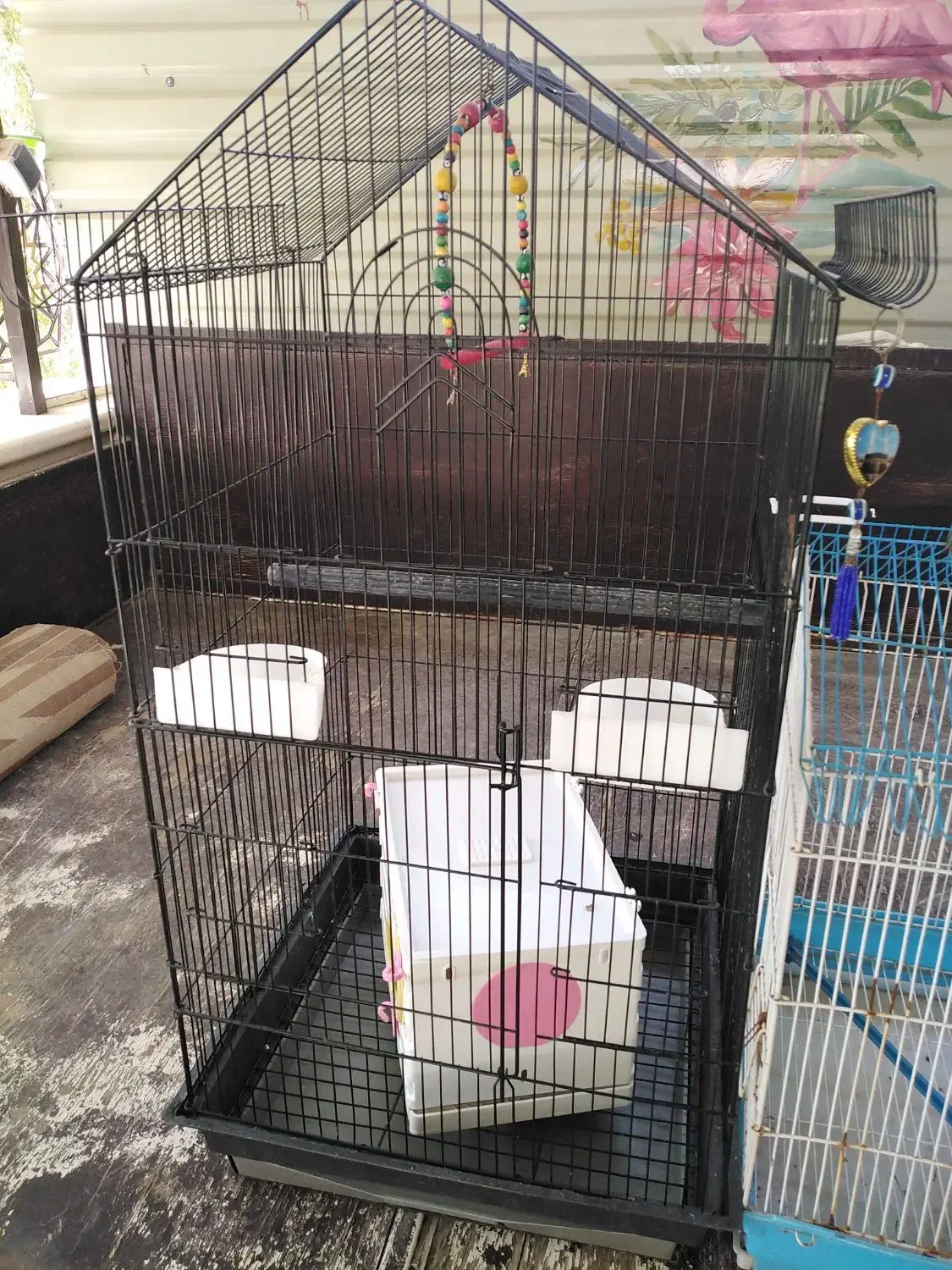 قفس پرندگان|پرنده|چمران, |دیوار