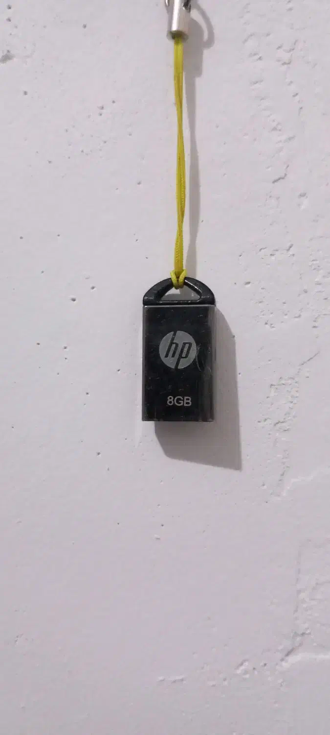 فلش ۸ گیگ HP در حد نو|قطعات و لوازم جانبی رایانه|مشهد, نیزه|دیوار