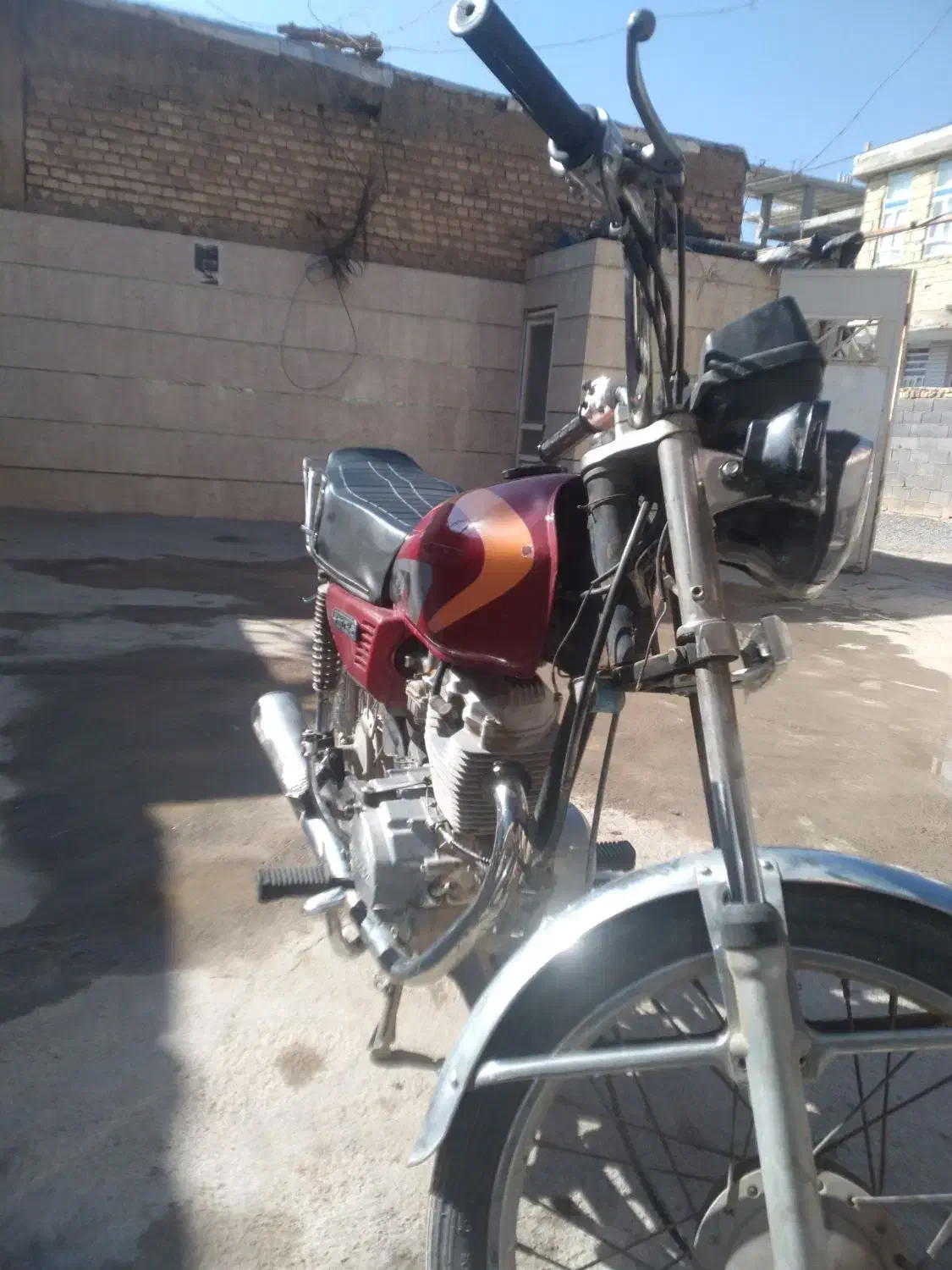 فروش یک دستگاه موتورسیکلت ۱۲۵ مزایده مدل ۸۲|موتورسیکلت|لردگان, |دیوار