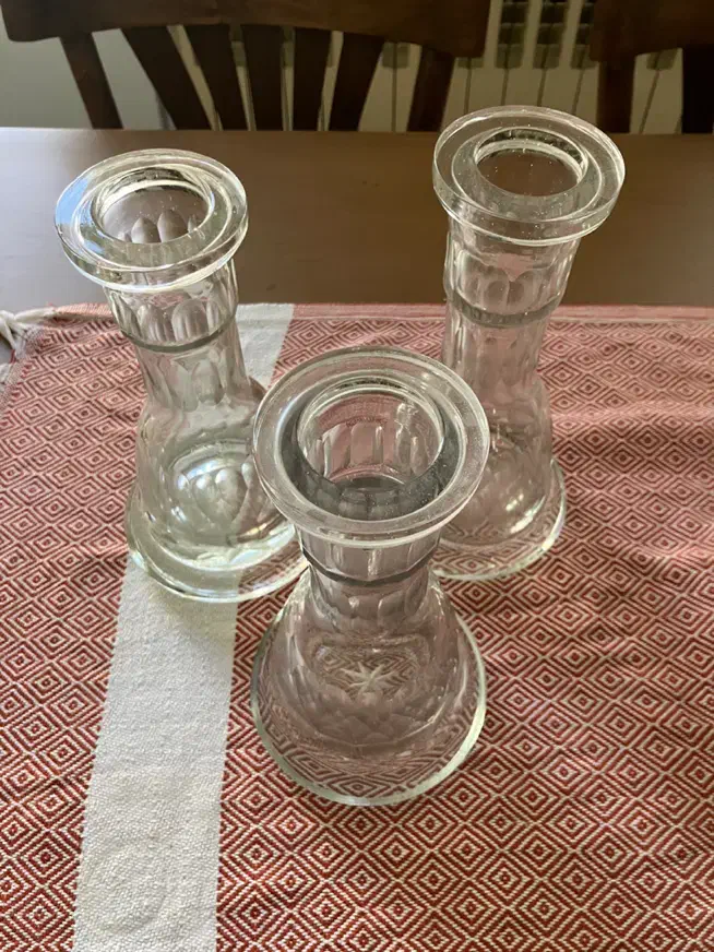 سه عدد تنگ قلیان بلور سالم|کلکسیون اشیاء عتیقه|تهران, فردوسی|دیوار