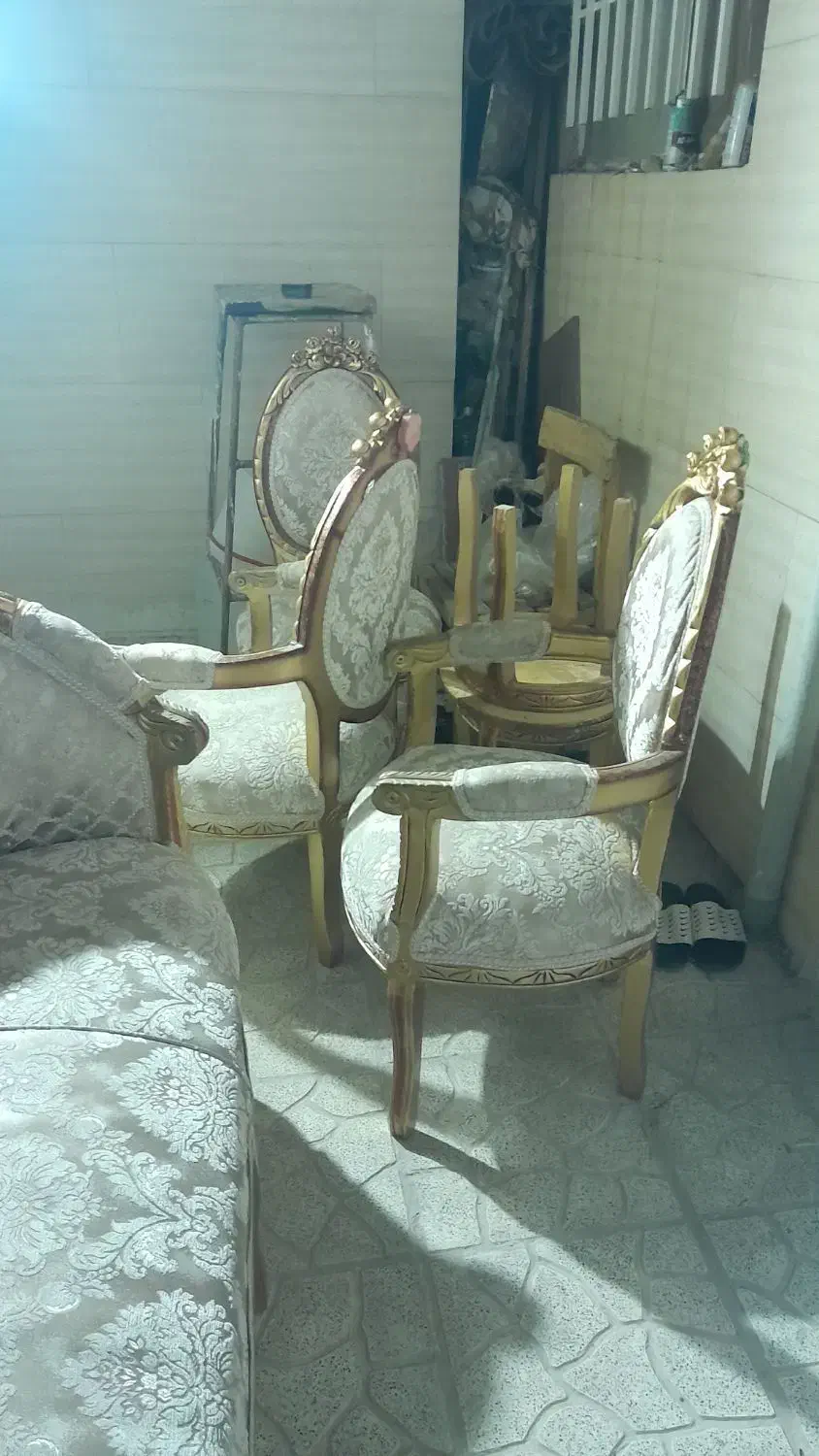 مبل استیل درحدنونه نفره|مبلمان خانگی و میز عسلی|پاکدشت, پاکدشت (مامازند)|دیوار