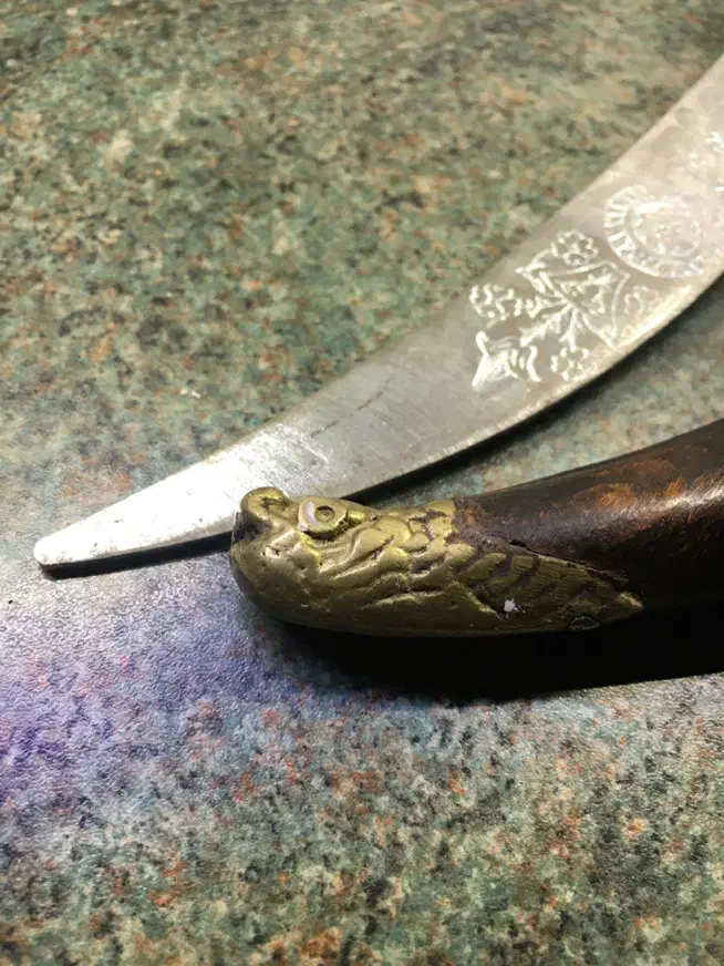 چاقو عتیقه دوره عثمانی|کلکسیون اشیاء عتیقه|تهران, دربند|دیوار