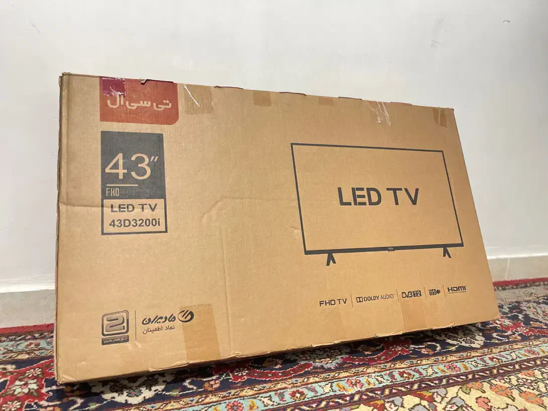 تلویزیون tcl43اینج|تلویزیون و پروژکتور|تبریز, |دیوار