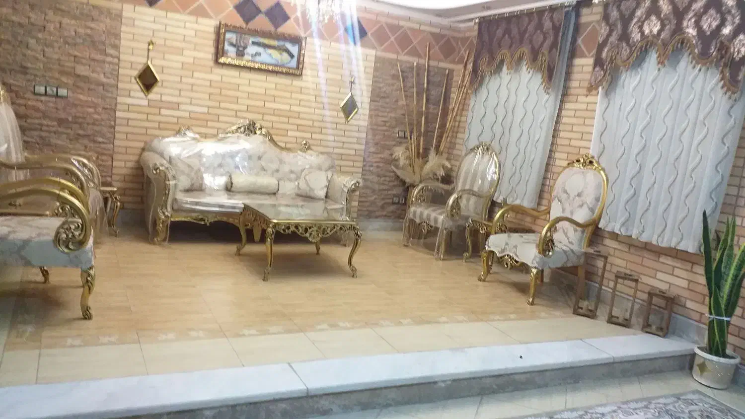 پرده پذیرایی تمیز|پرده، رانر، رومیزی|قم, نخودی|دیوار