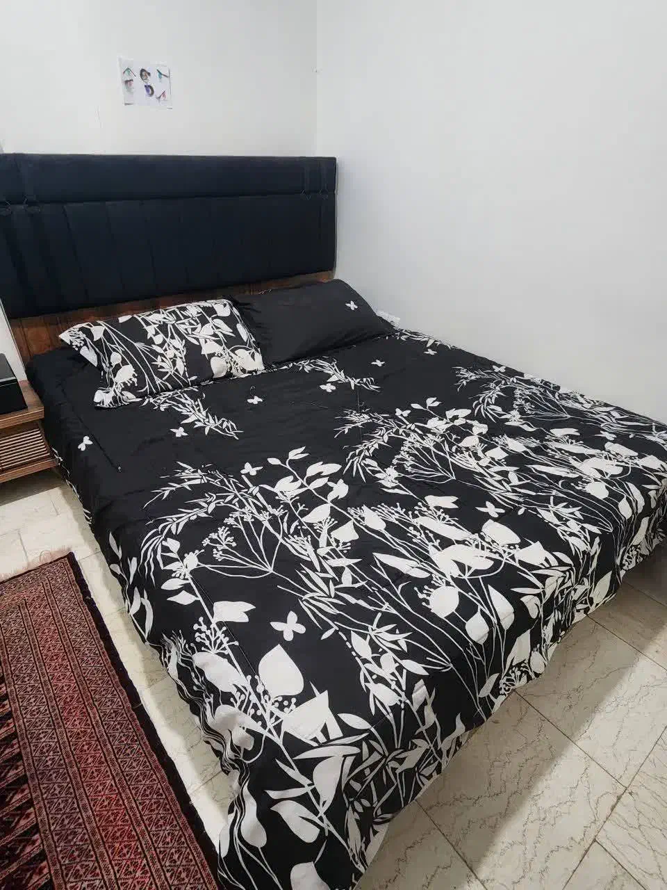 تخت دونفره|تخت و سرویس خواب|رودهن, |دیوار